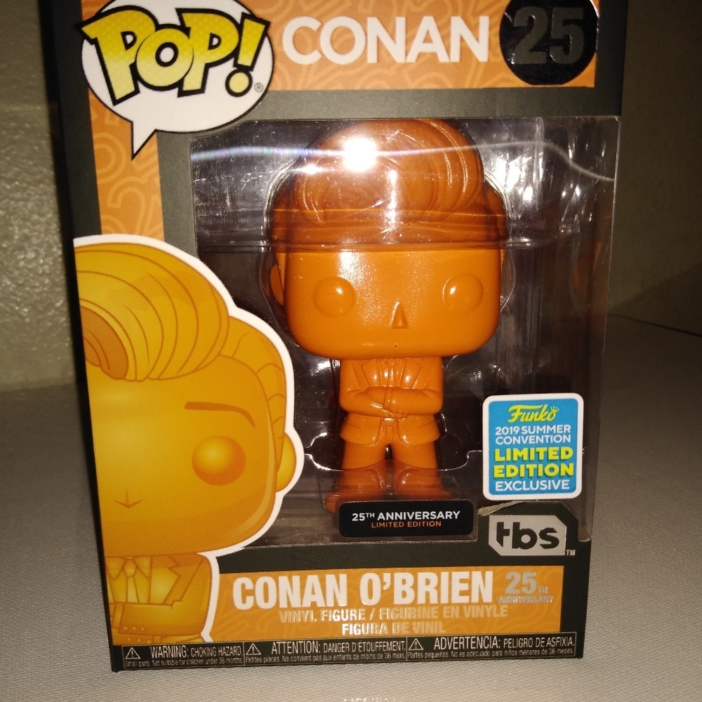 Orange Conan O Brien funko pop